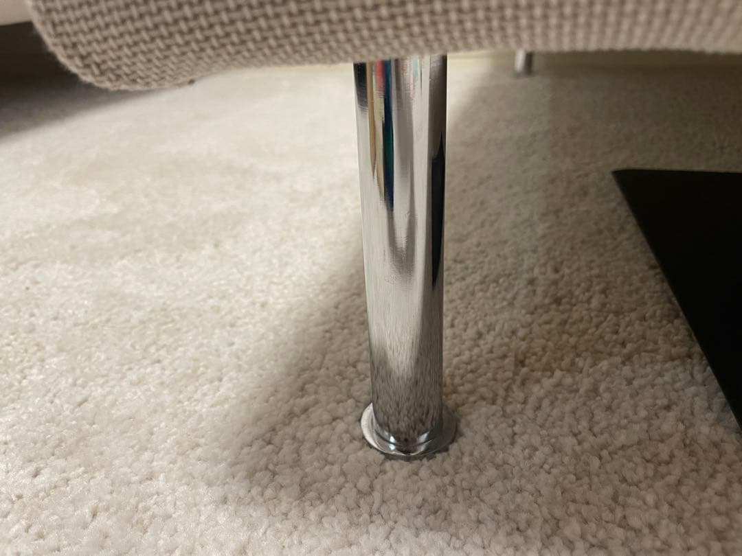 IKEA ソーデルハムン　オットマン　フリードトゥナ　ライトベージュ