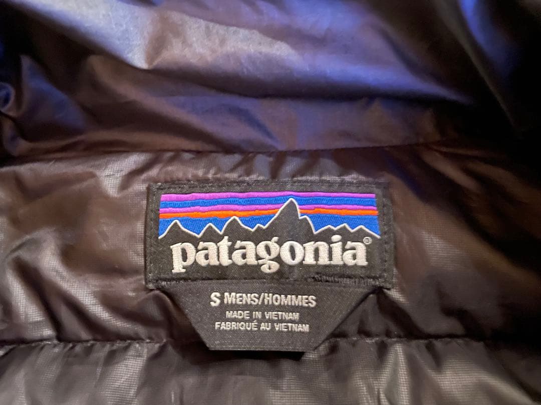 【美品】パタゴニア　ダウンベスト　ブラック　Sサイズ