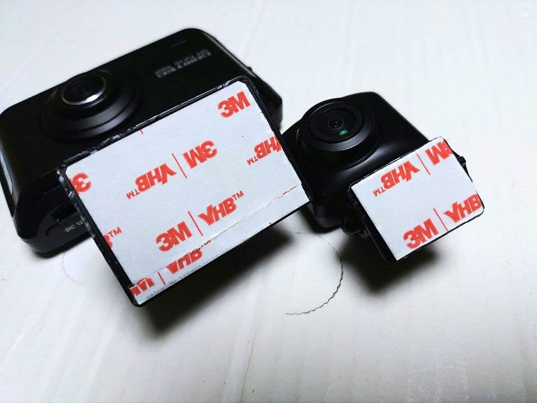 コムテックZDR-035型前後2カメラドライブレコーダー完全作動確認フルセット