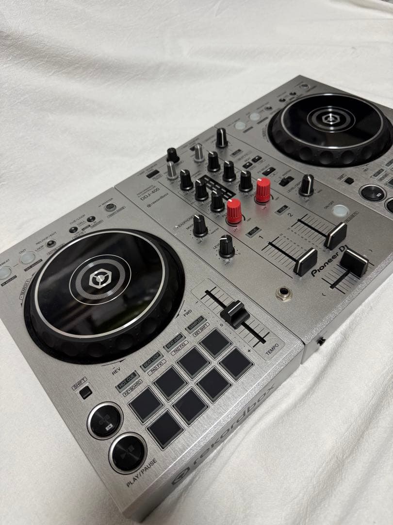 Pioneer DDJ-400 限定色シルバー　カスタム　豪華なオマケ付き