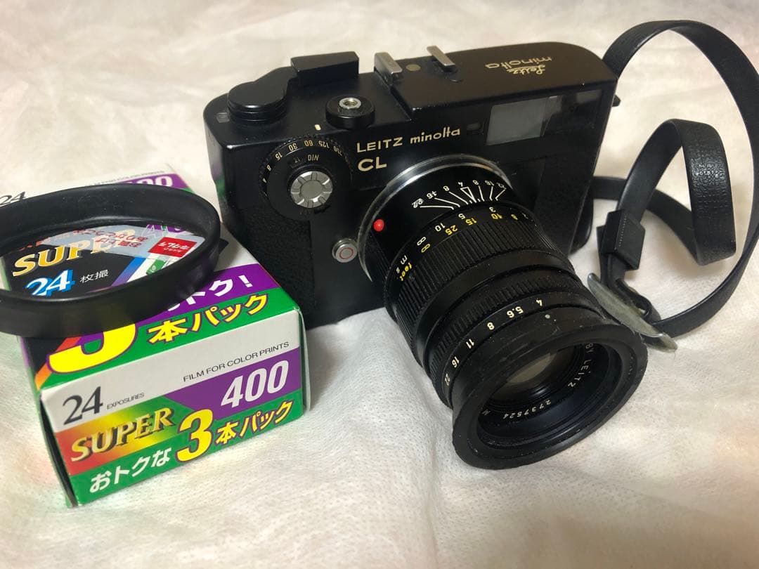 MINOLTA ライツCL&1:4/90LEITZ テストフィルム3本