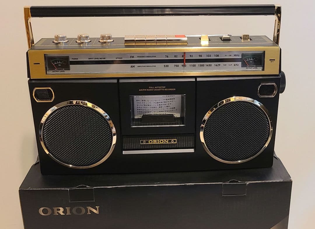 新品 ORION BlueTooth搭載 ステレオ ラジオカセット SCR-B7