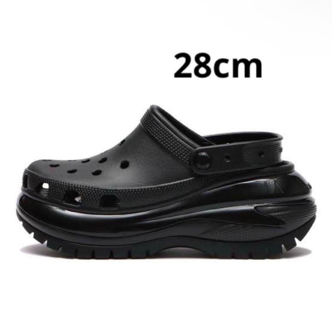 美品‼️　Crocs 　メガクラッシュ　ブラック クロックス マック