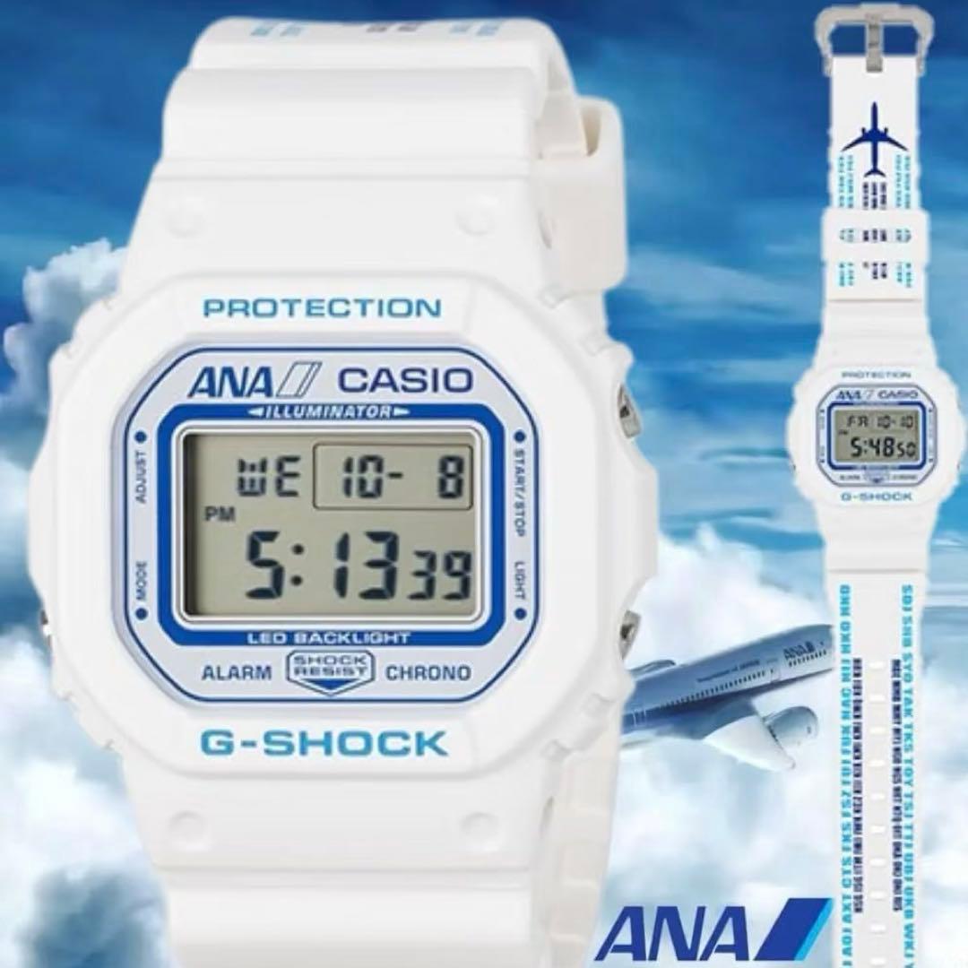 G-SHOCK×ANA DW-5600 コラボ　腕時計 限定モデル　CASIO