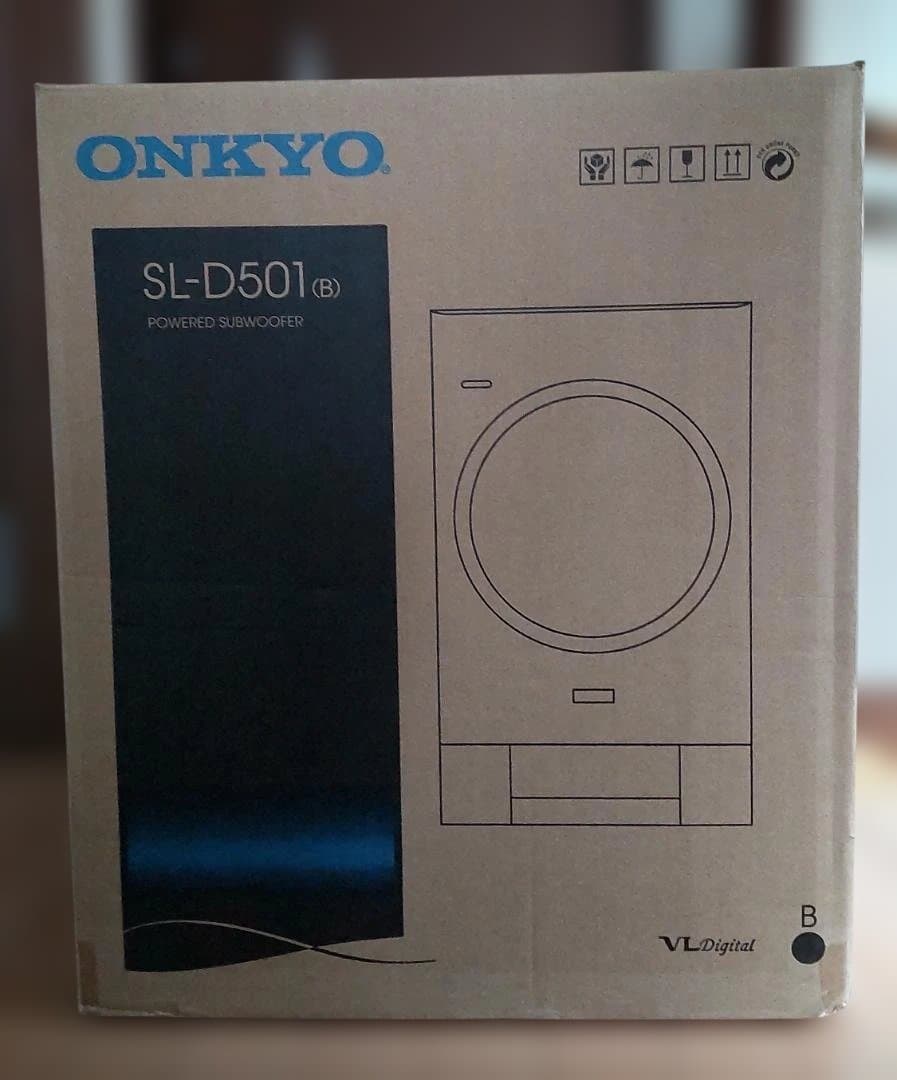 ONKYO オンキョー アンプ内蔵サブウーファー SL-D501(B)