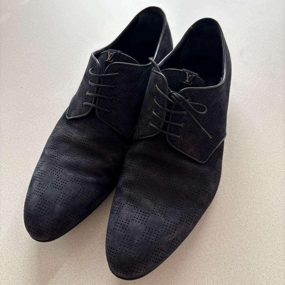 Louis Vuitton ブラック ドレスシューズ　26 サイズ7