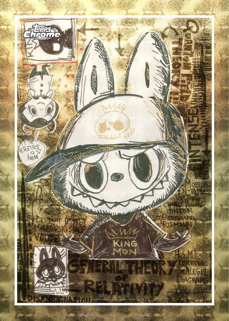 Topps Chrome 10周年記念ボックス ラブブ カード labubu