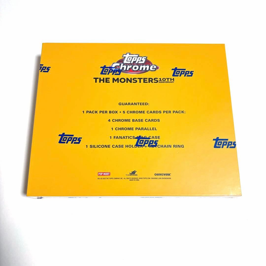 Topps Chrome 10周年記念ボックス ラブブ カード labubu