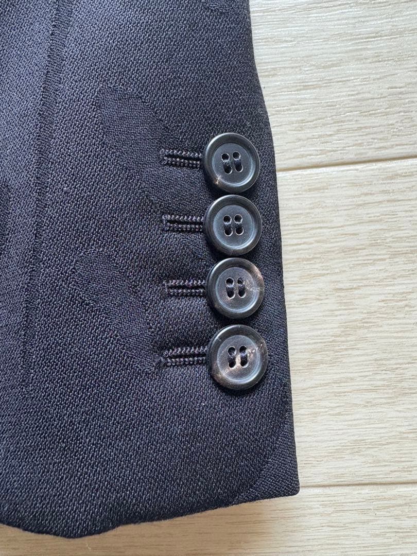 SAINT LAURENT テーラードジャケット 木の葉模様