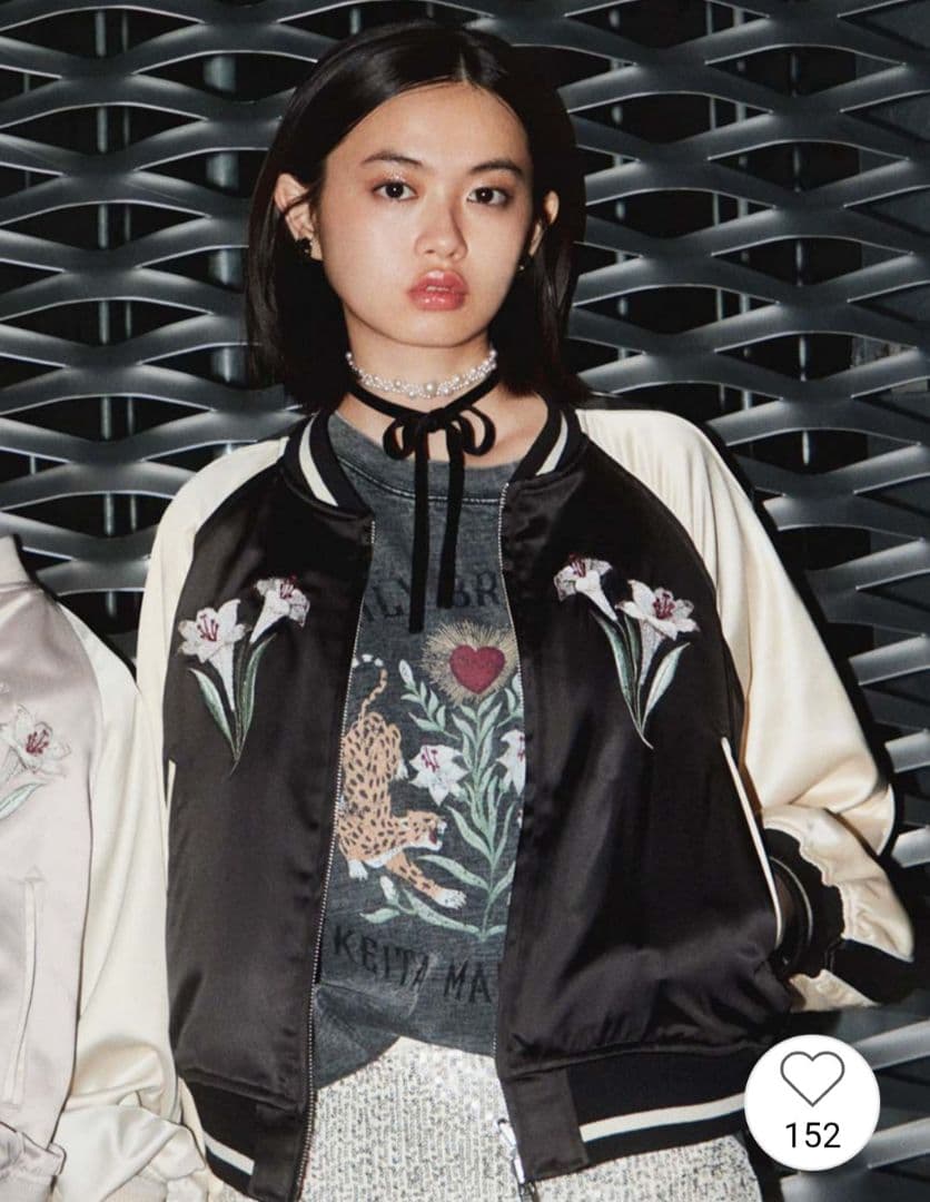 【KEITA MARUYAMA】エンブロイダリーリバーシブルスカジャン