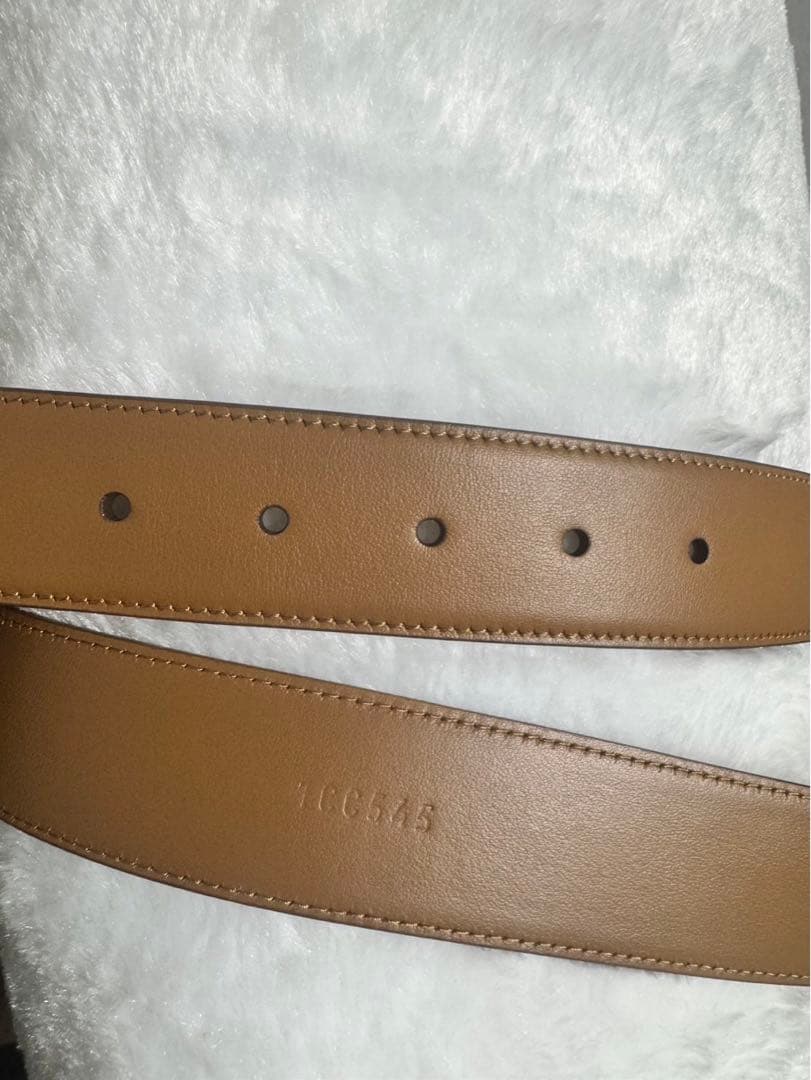 新品未使用品 PRADA レザーベルト キャメル