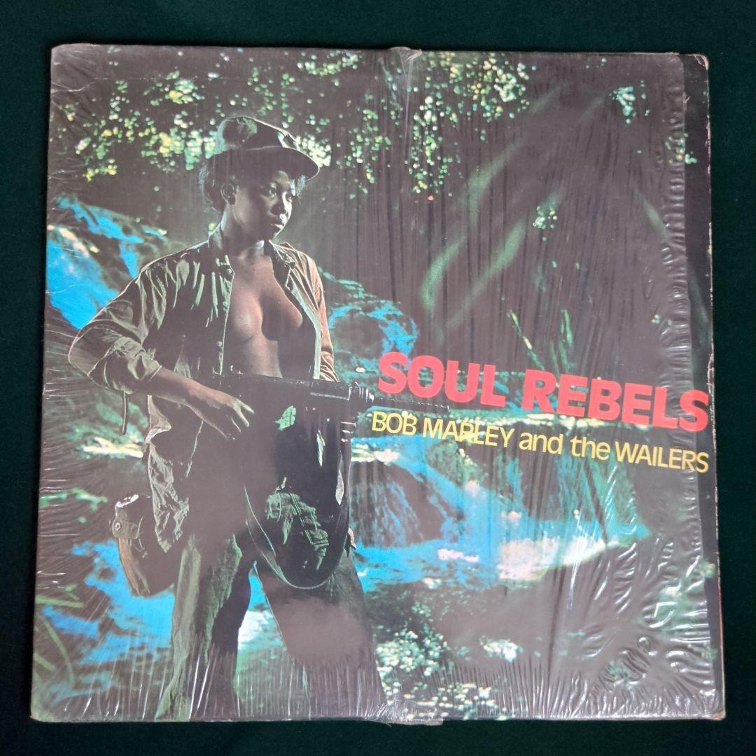 洋楽 BOB MARLEY SOUL REBELS Jamaica press LP