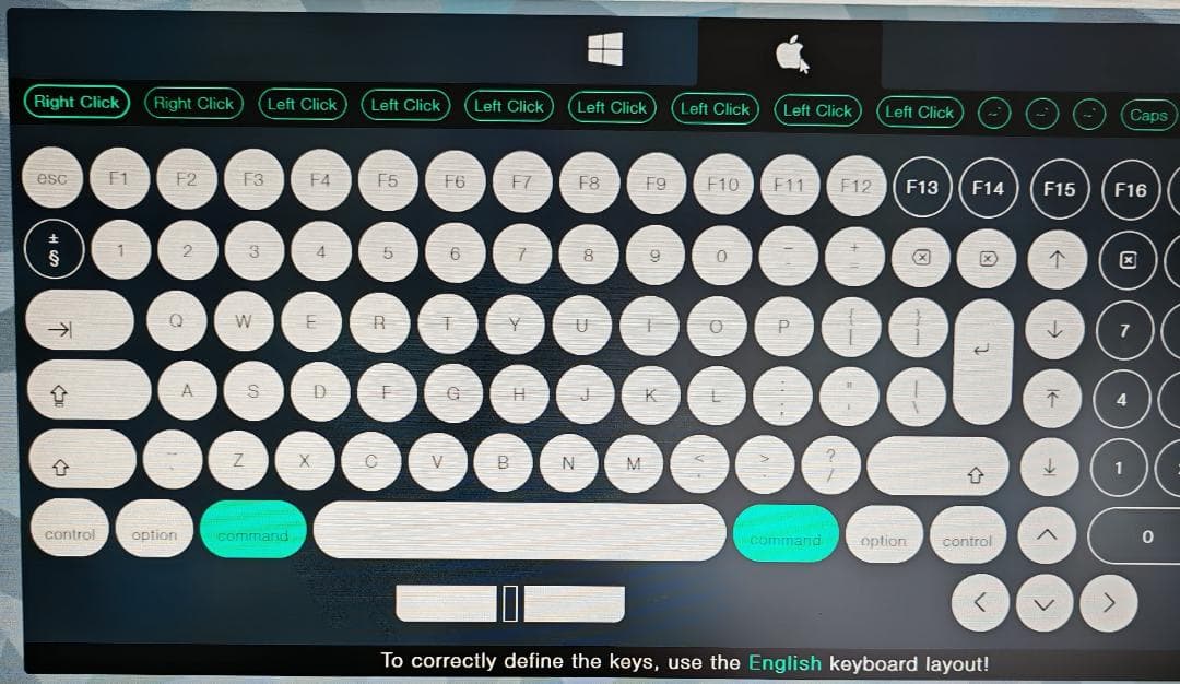 Kinesis FORM Split タッチパッド キーボード Touchpad