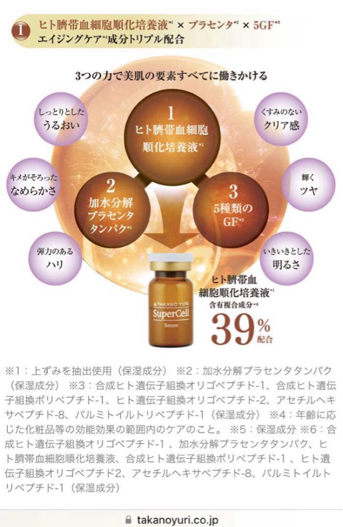 たかの友梨　SuperCell スーパーセル　5ml×5本　2025年12月購入