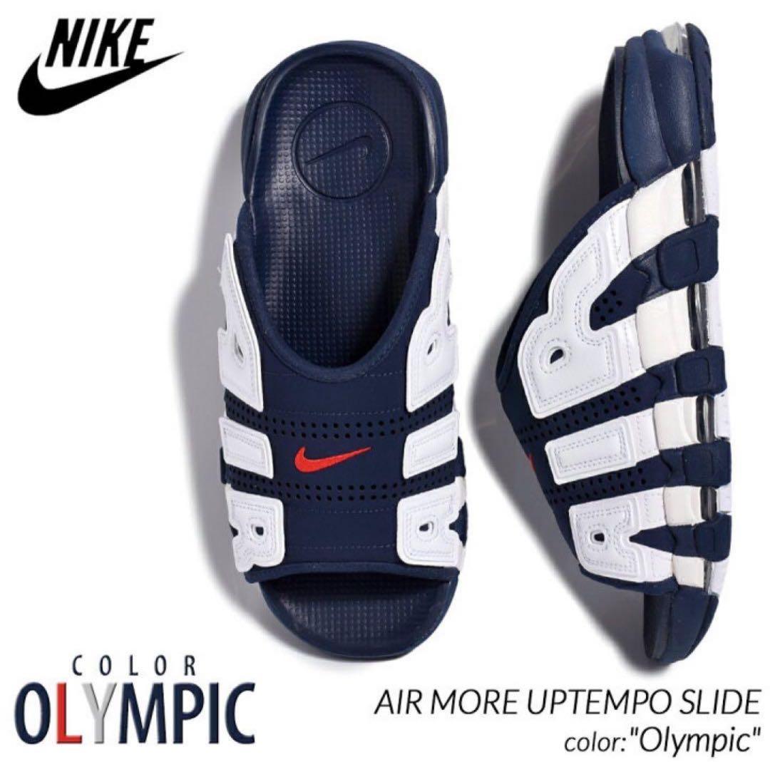 靴 NIKE AIR MORE UPTEMPO SLIDE \
