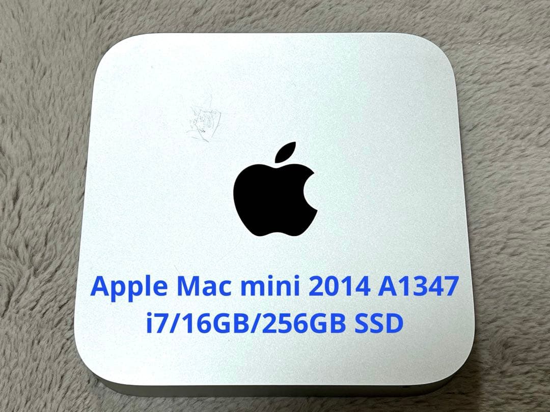 Macデスクトップ Mac mini 2014 A1347 i7/16GB/256GB SSD