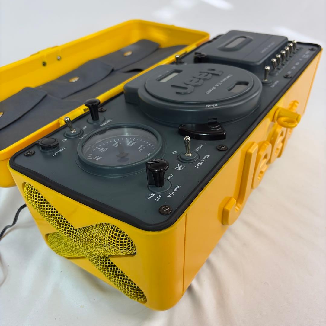美品 JEEP ラジカセ TELEMANIA WPSS-TA テープレコーダー