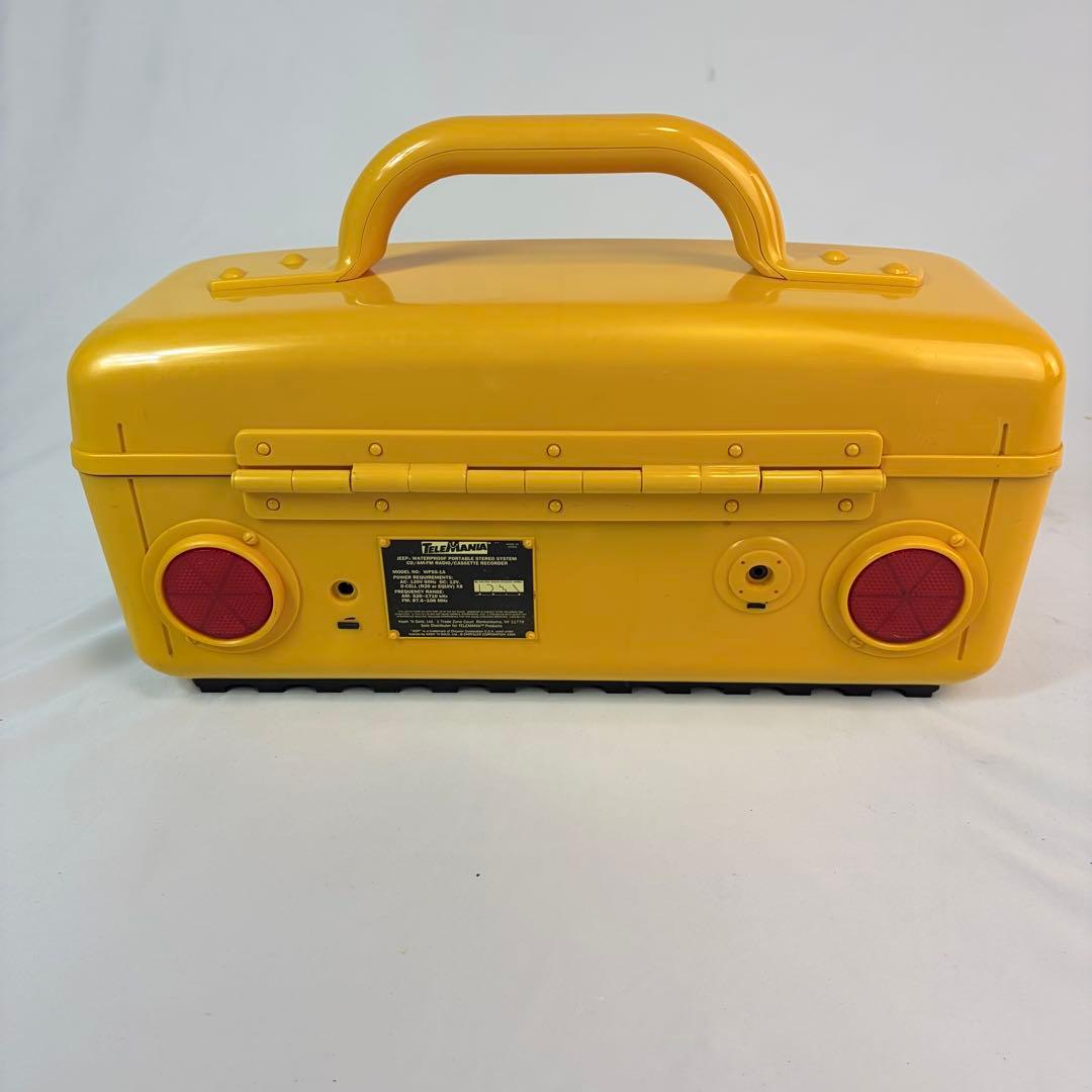 美品 JEEP ラジカセ TELEMANIA WPSS-TA テープレコーダー