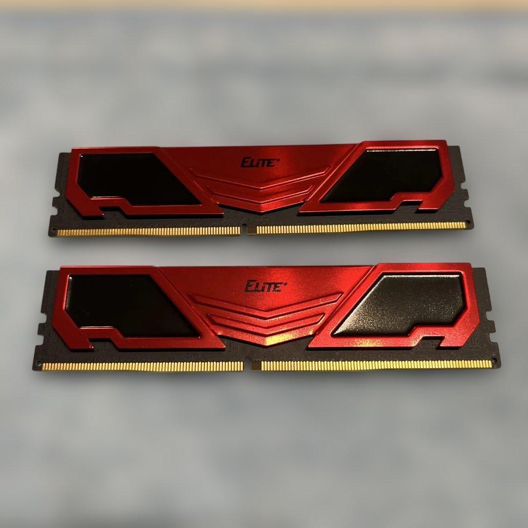 Elite メモリ DDR4　16gb×2 32gb