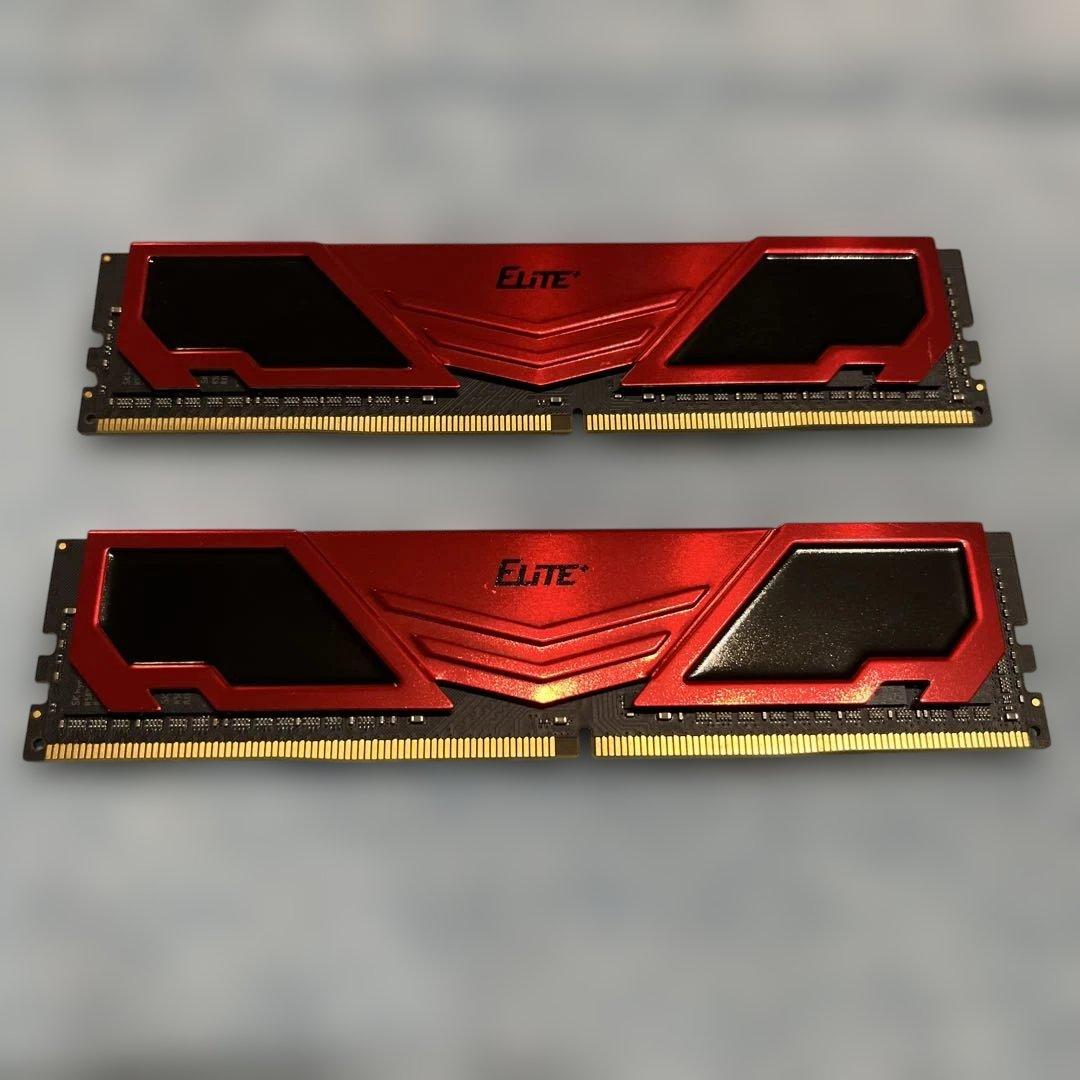 Elite メモリ DDR4　16gb×2 32gb