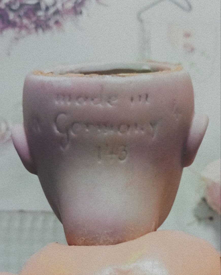 アンティークドール/ブルーの瞳色白の可憐で美しいケストナー143/Kestner