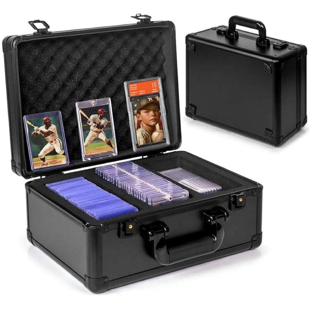 PSA BGS 鑑定済み用 アタッシュケース ストレージボックス アルミ製　3列