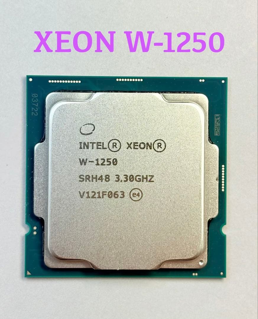 ★高性能CPU★Intel Xeon W-1250★W480チップ用★
