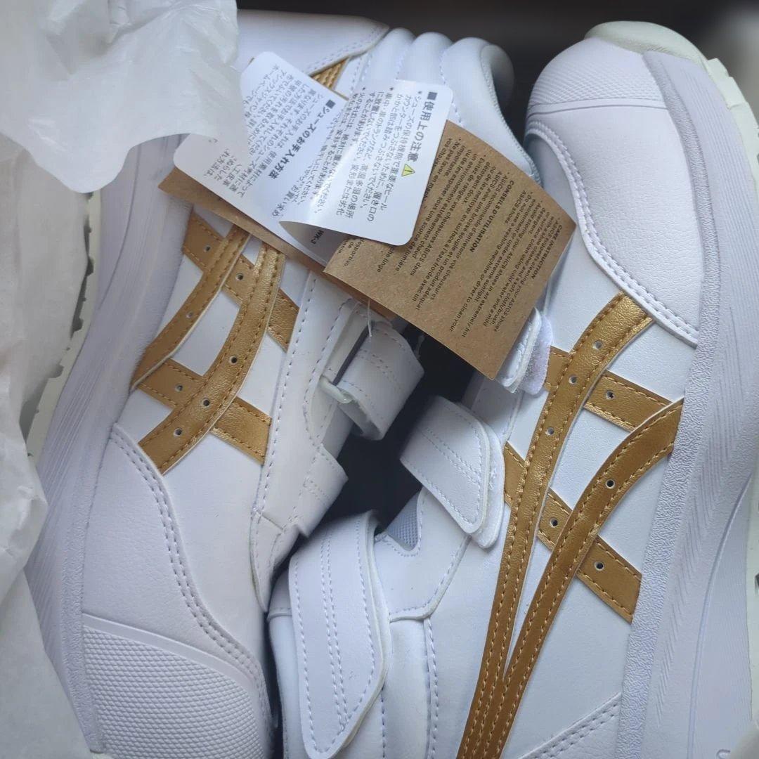 アシックス安全靴　ホワイトゴールド26cm