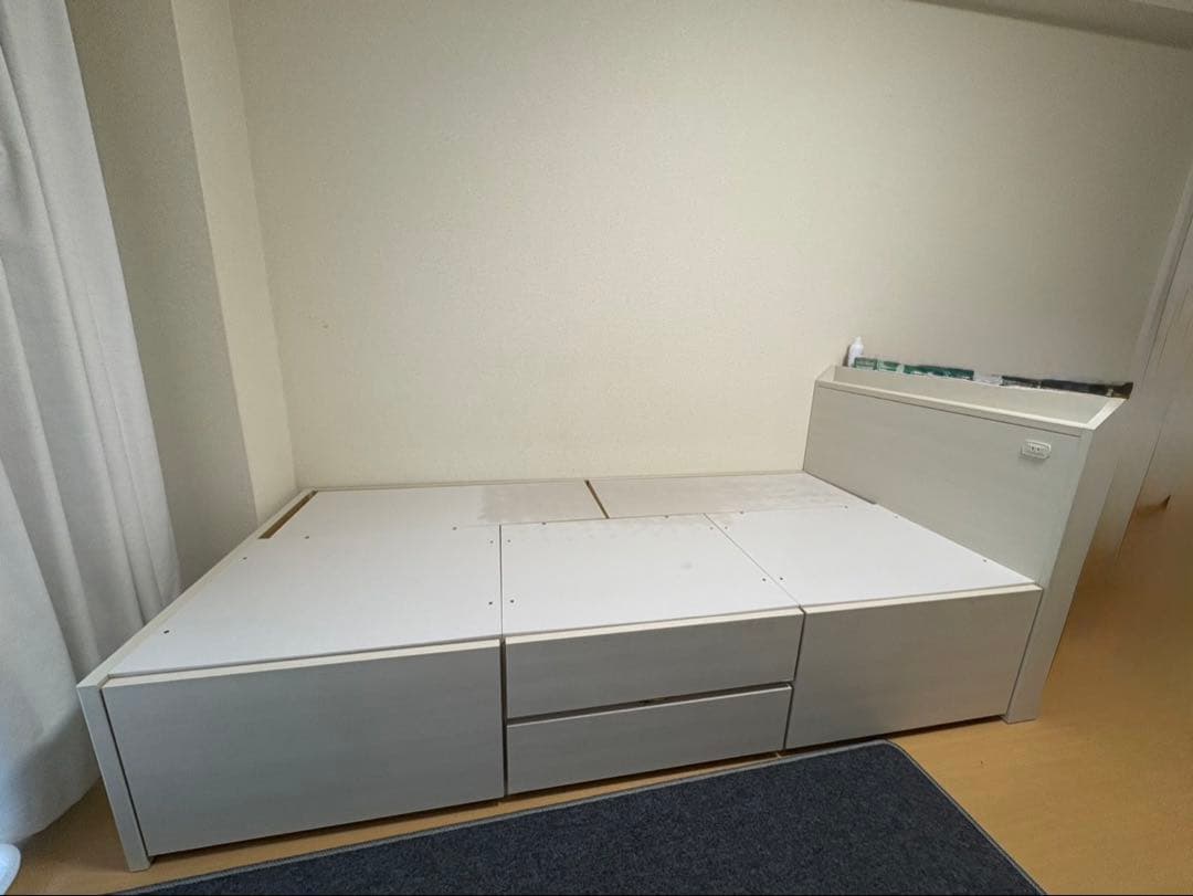 ニトリ シングルベットフレーム　チェストタイプフレーム 送料込み　値下げしました