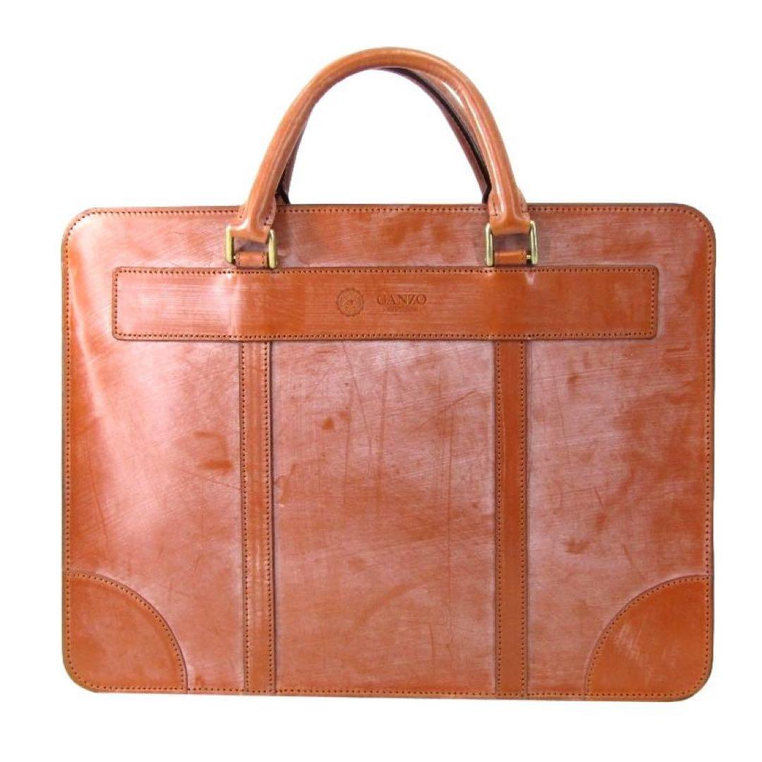 GANZO ガンゾ ブリーフケース ブライドルレザー ビジネスバッグ ロウ
