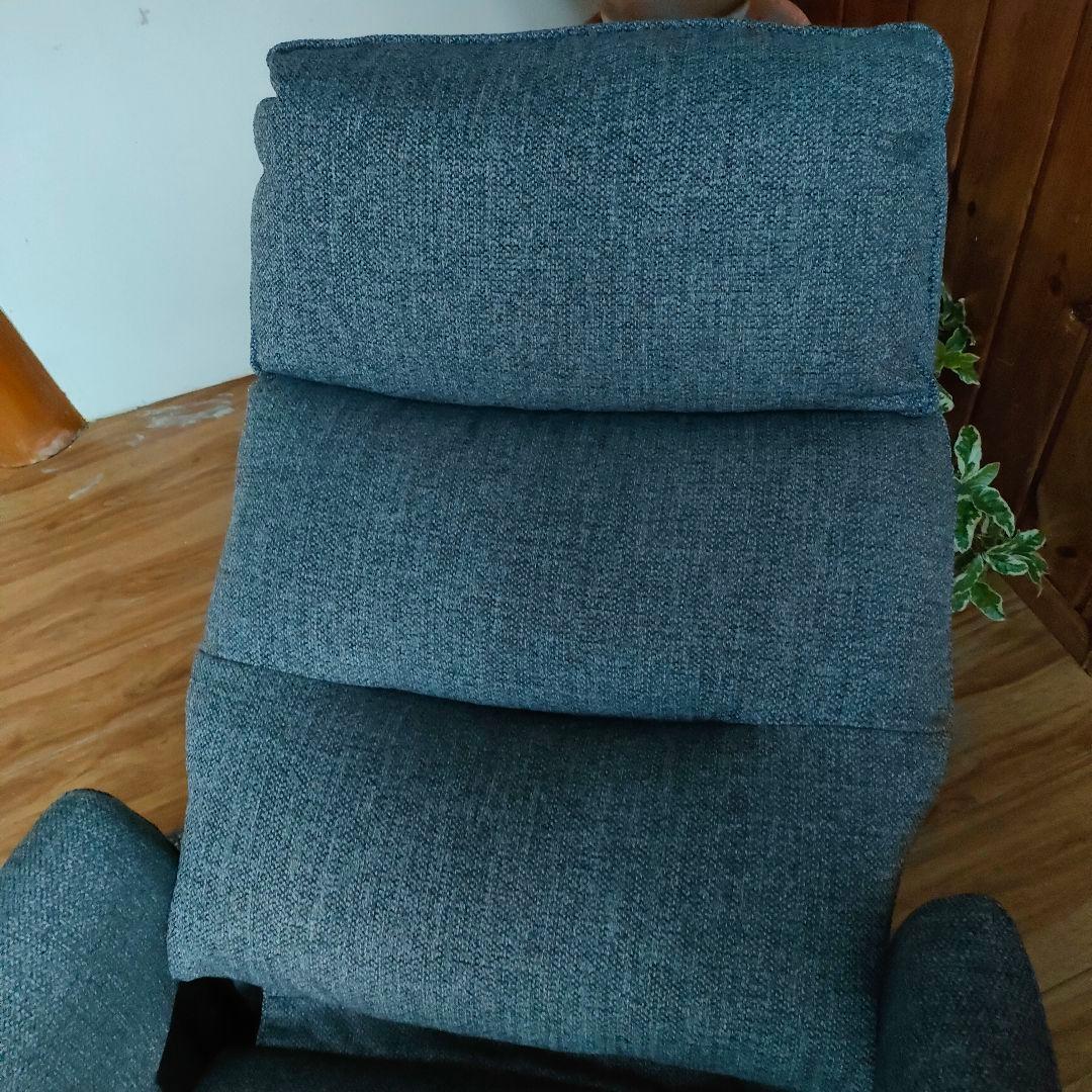 ニトリ2M電動リクライニングチェア LE01-02 DGY オットマン モダン