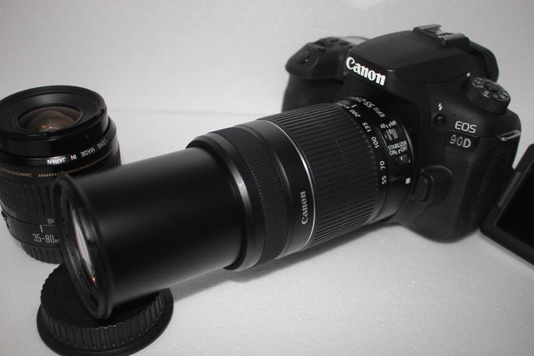 手ぶれ補正付き/Canon EOS 90D標準&望遠ダブルレンズセット