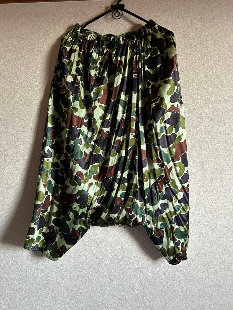 送料込みJUNYA WATANABE カモフラージュ サルエルパンツ S