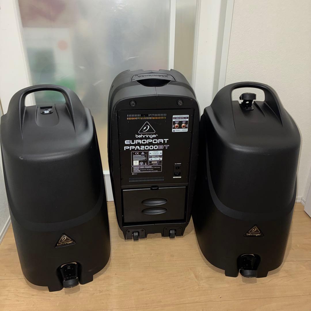 最上位　Behringer ポータブルPA EUROPORT ppa2000bt
