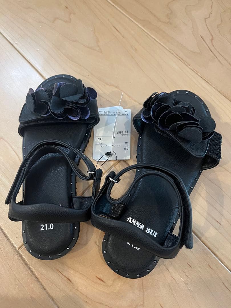 【新品タグ付き】アナスイミニ　サンダル　21cm