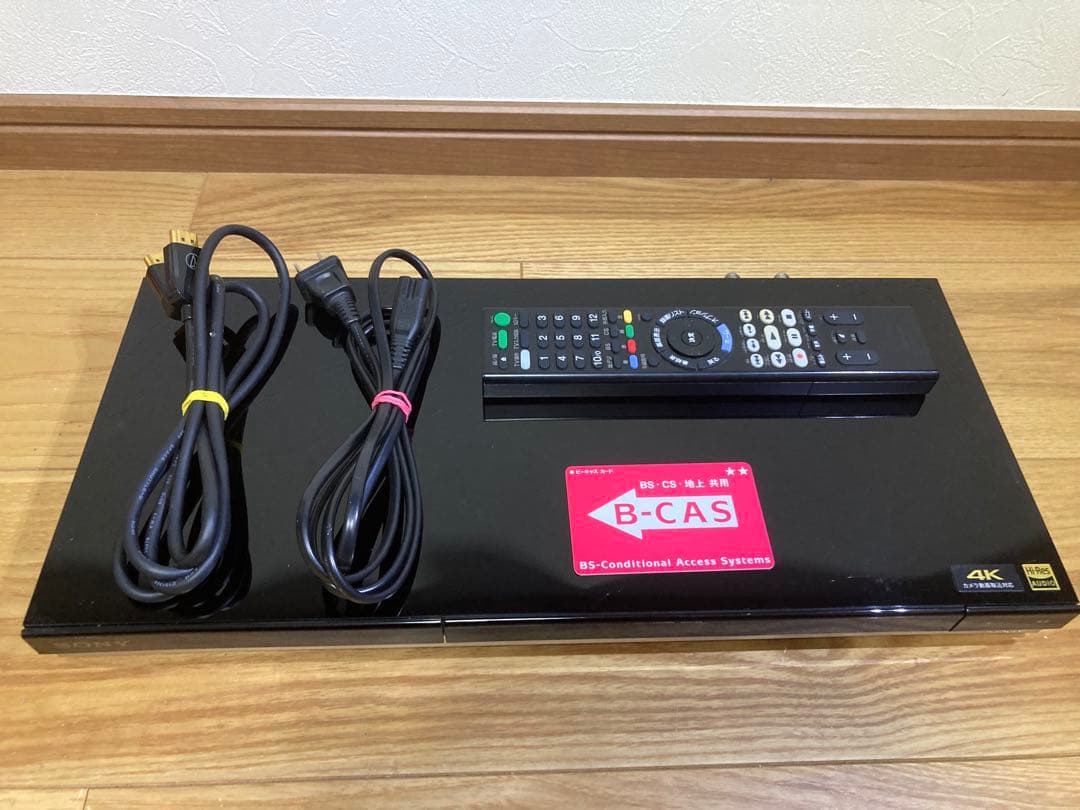 k) SONY BDZ-ZW1500 2019年製 ブルーレイレコーダー