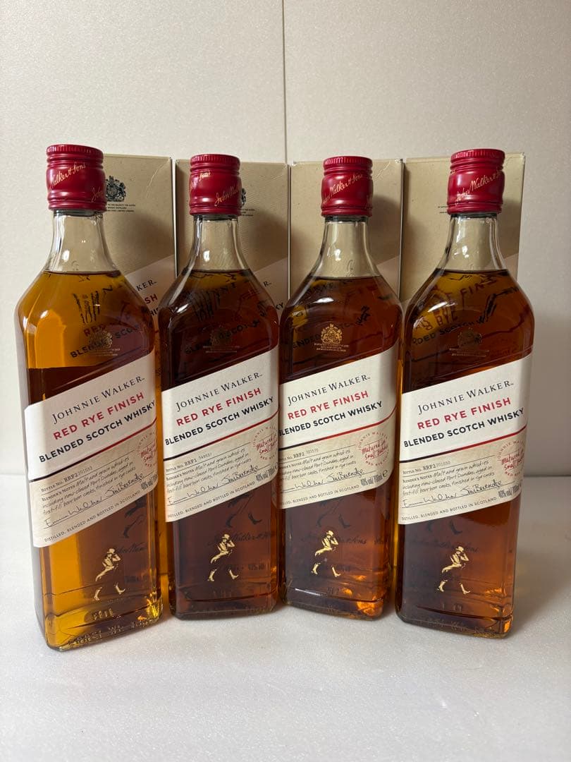 ジョニーウォーカーレッドライフィニッシュ4本