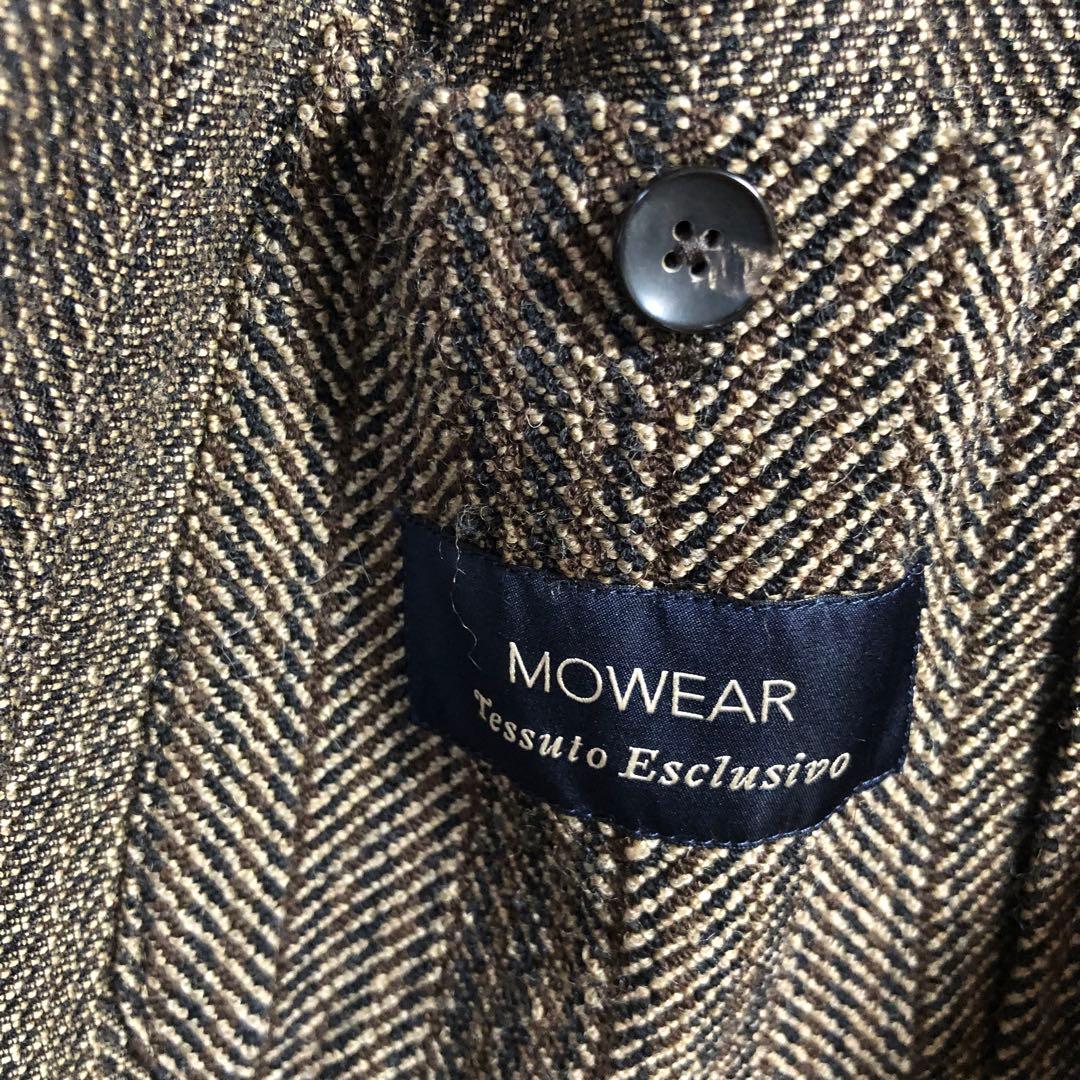 【美品】LARDINIラルディーニテーラードジャケットヘリンボーン42 7REG