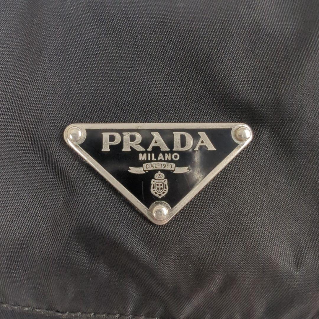 PRADA プラダ ナイロン ショルダー メッセンジャーバッグ プレート ロゴ