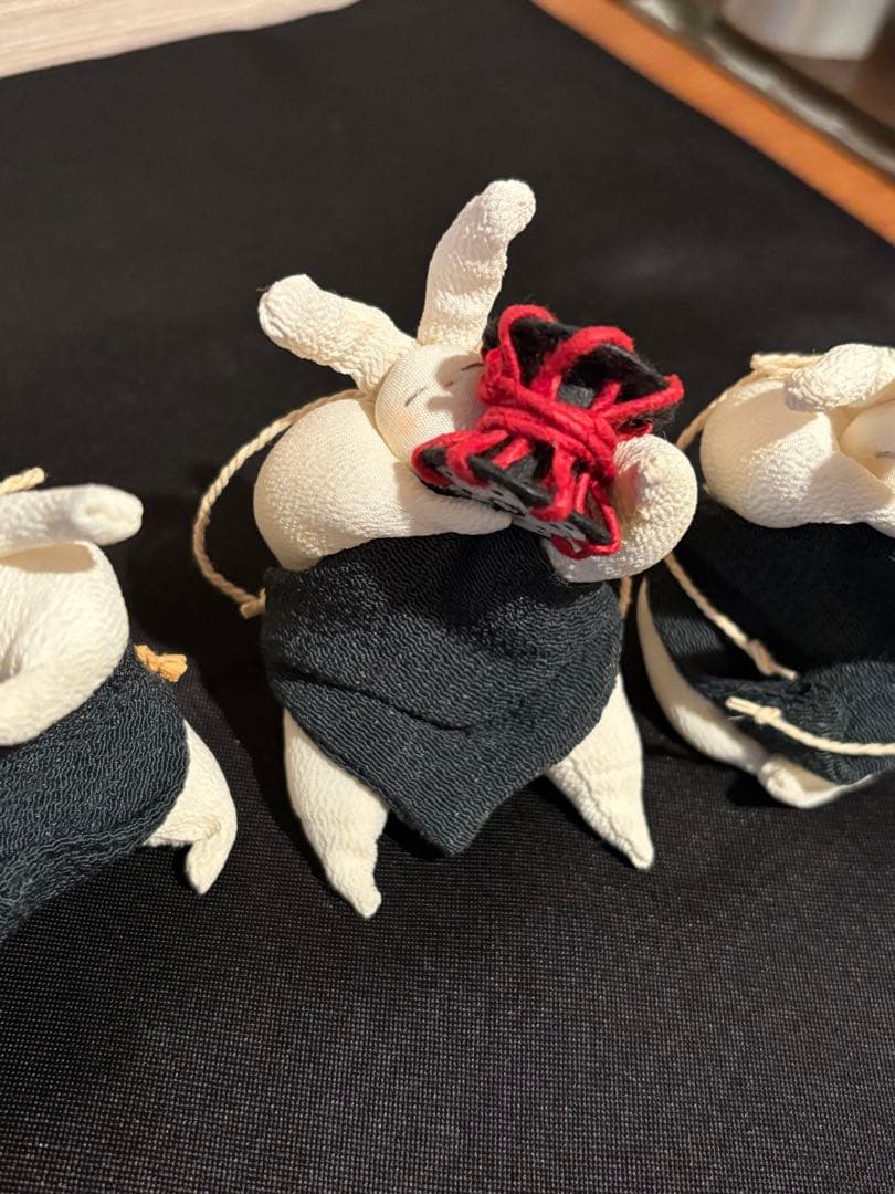 うさぎの雛人形　10体　ちりめん製　美品