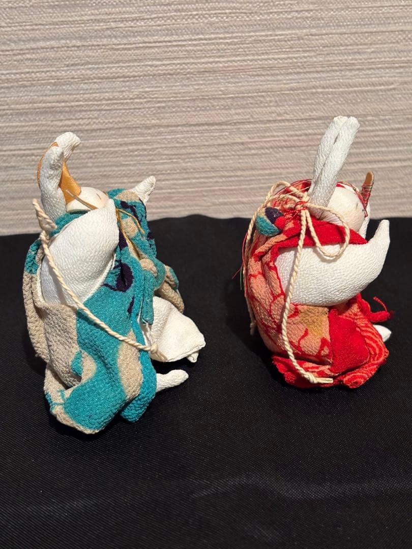 うさぎの雛人形　10体　ちりめん製　美品