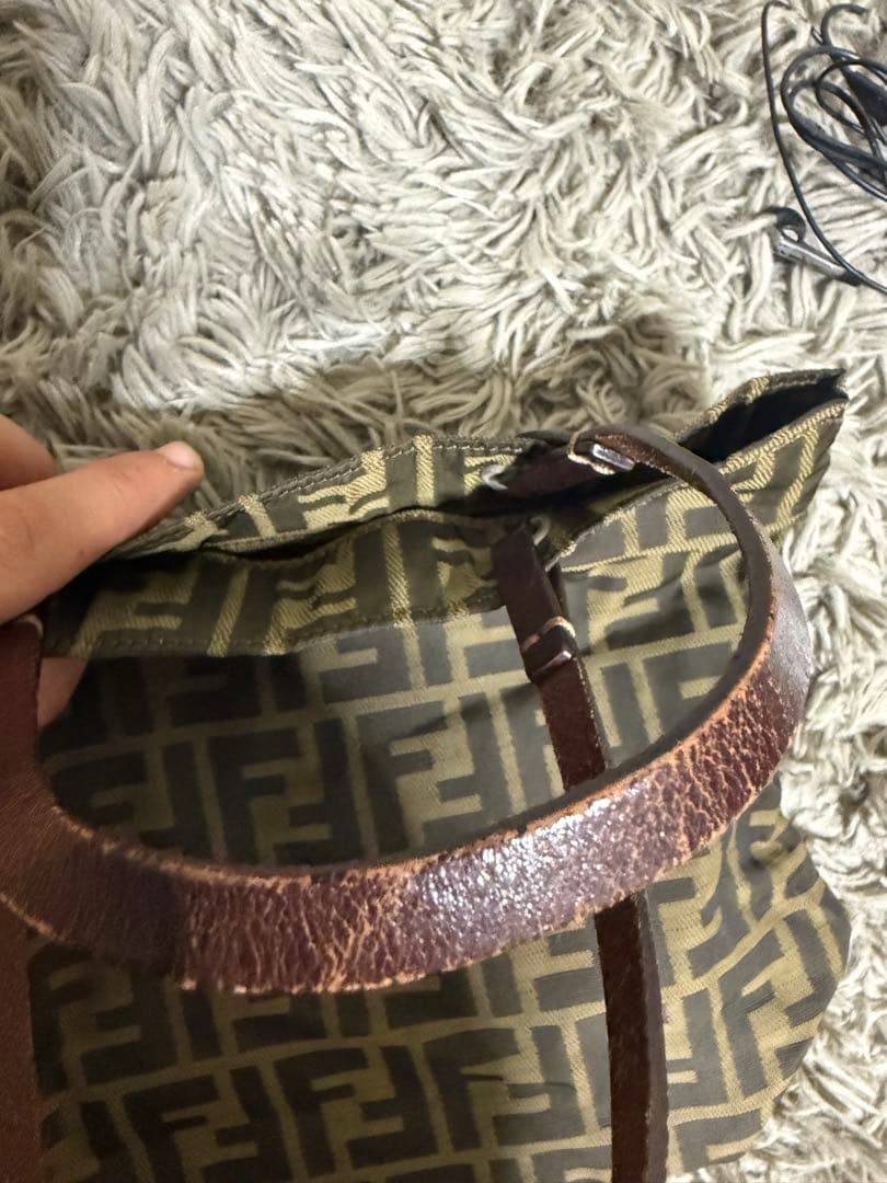 FENDI FF柄 ハンドバッグ ズッカ柄 ヴィンテージ