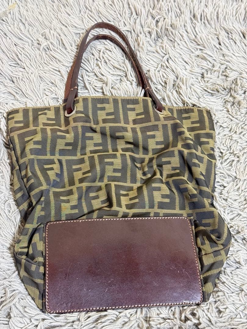 FENDI FF柄 ハンドバッグ ズッカ柄 ヴィンテージ