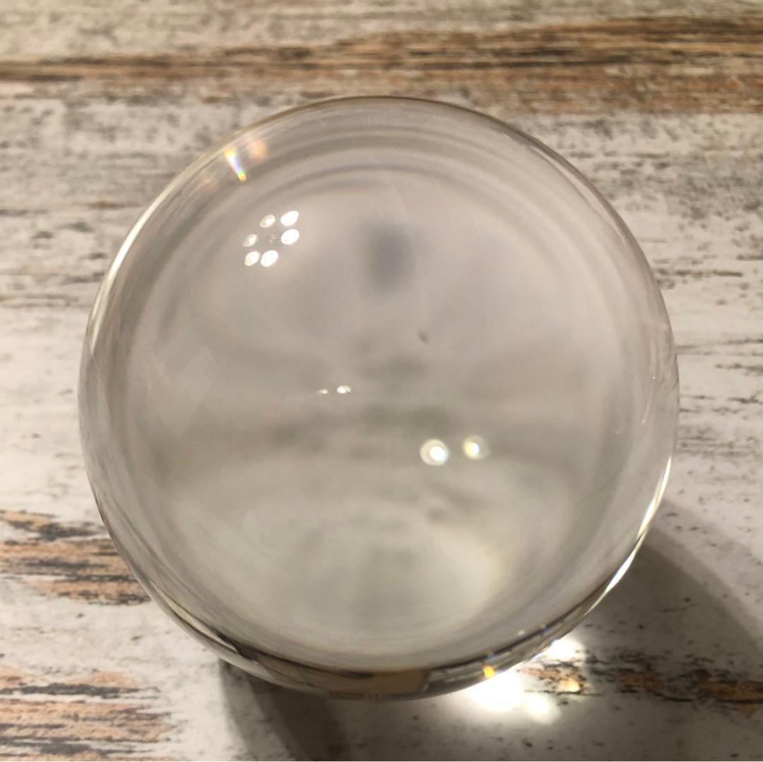 無色透明　天然水晶玉