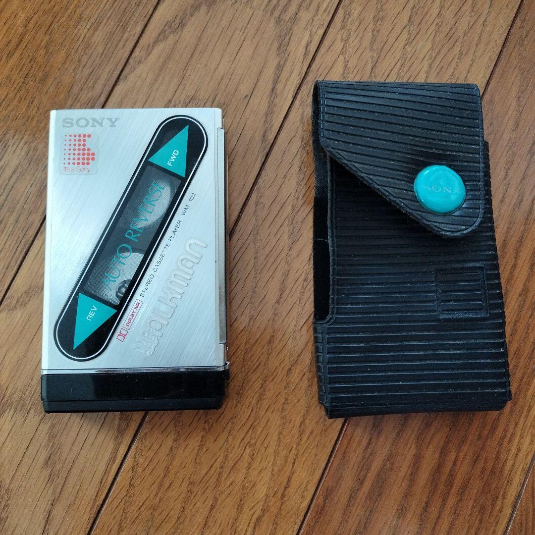【当時物】SONY WM-102 カセットプレーヤー　ウォークマン