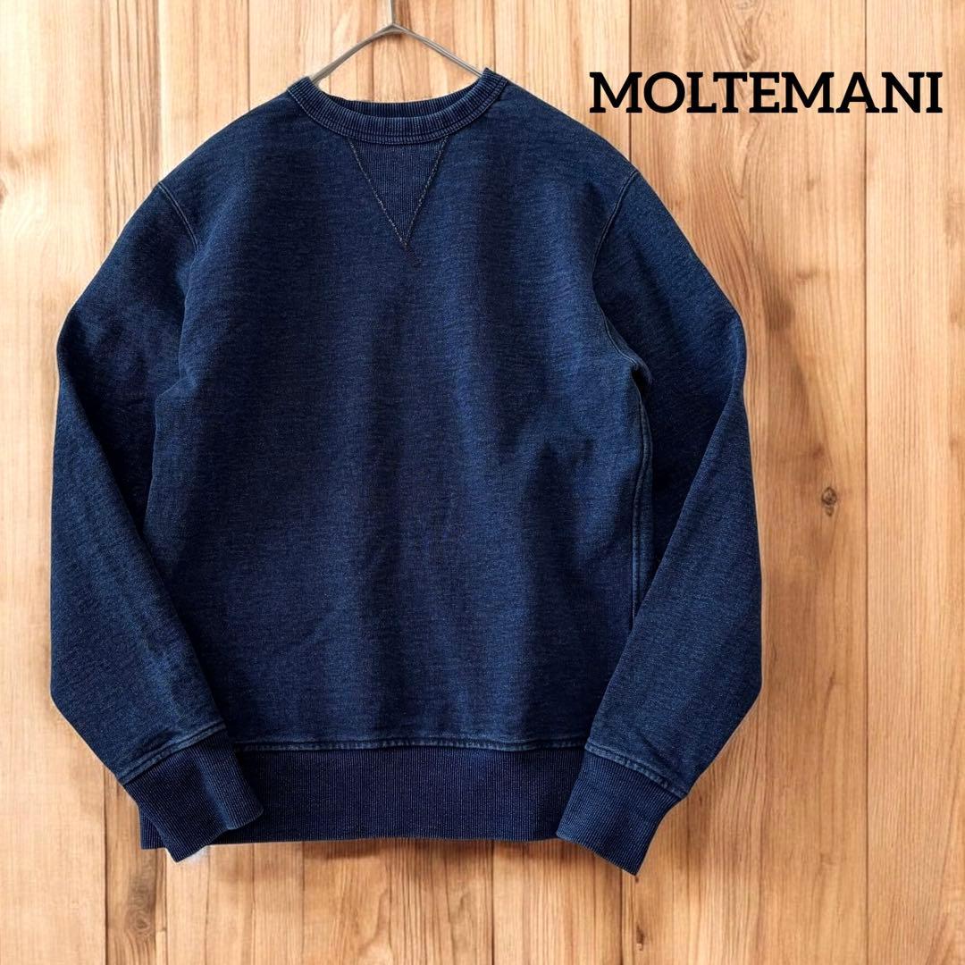 MOLTEMANI インディゴ スウェット M 15.5oz denim