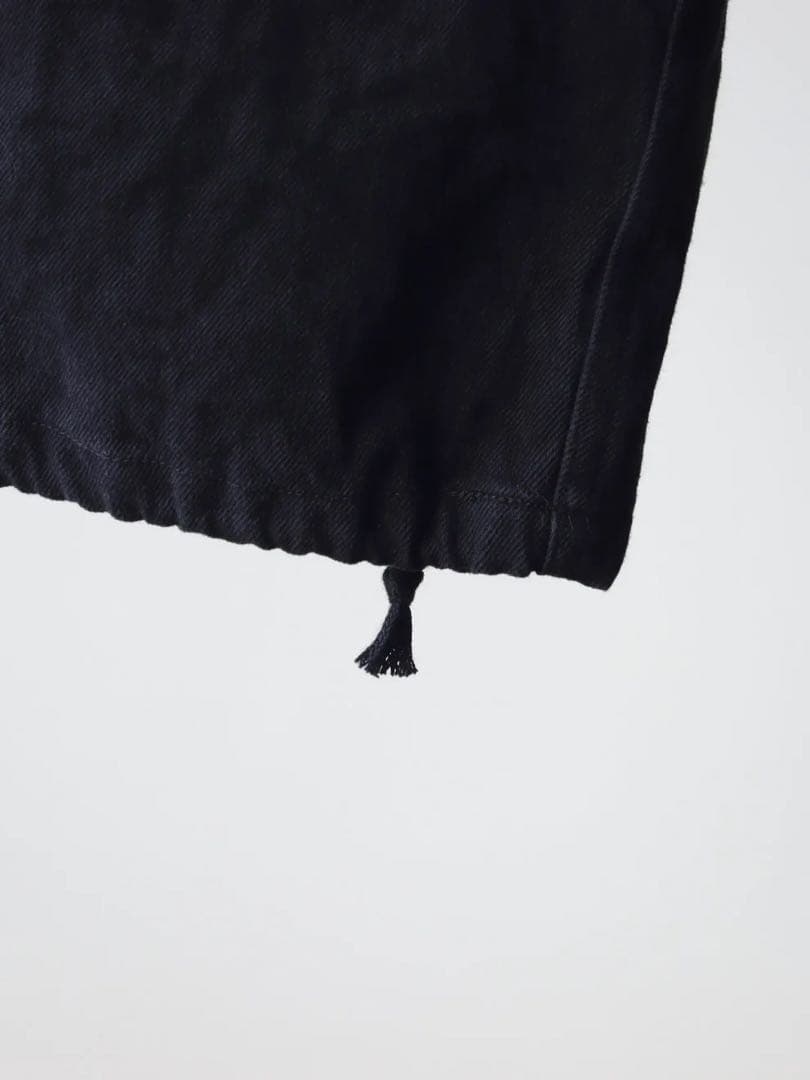 は*ん様 COMOLI 25SS ブラックドリル6Pパンツ　size1