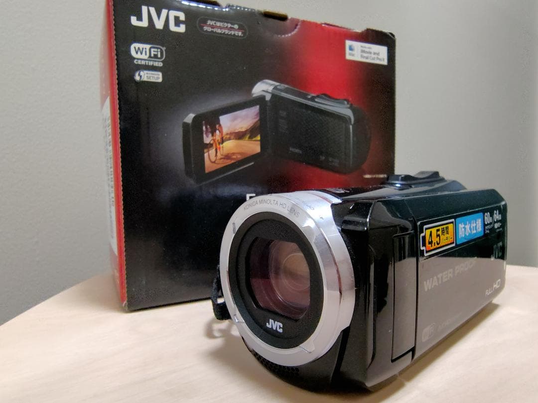 JVC ビデオカメラ GZ-RX130-B 60倍/64GB