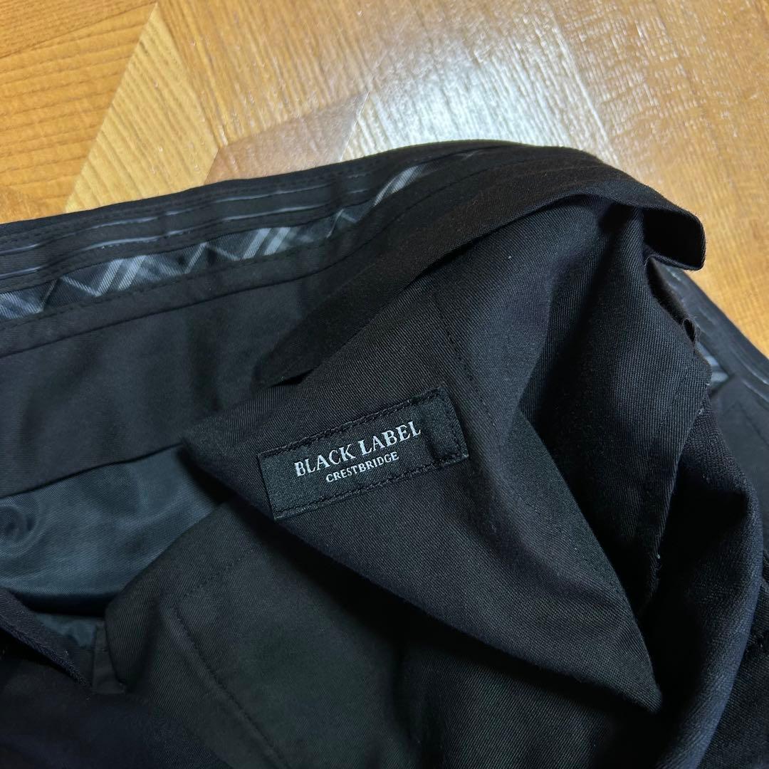 BLACK LABEL CRESTBRIDGE 黒 ビジネススーツ セットアップ