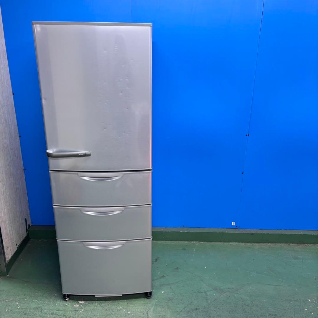 658 AQUA 大型冷蔵庫　格安　300L〜400L 小型　家庭用　右開き